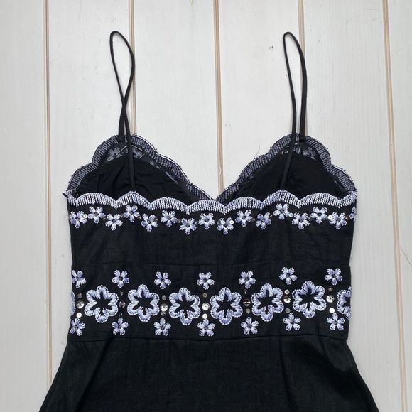 Muse Designer Linen Sundress - Picture 3 of 11